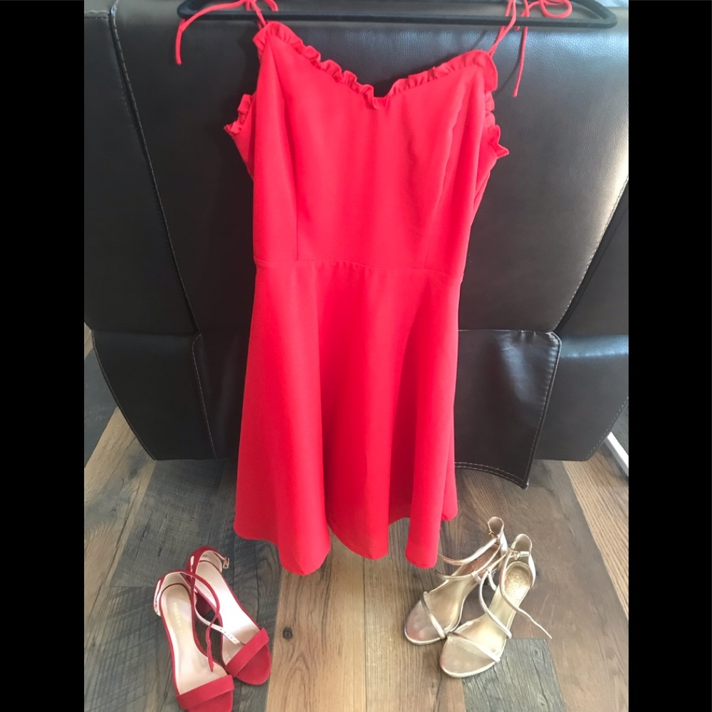 Red dress